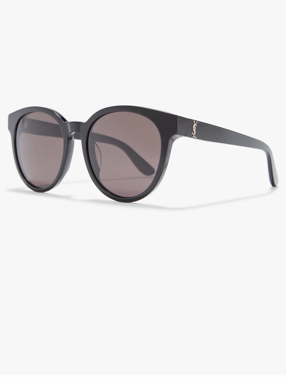 56 mm Saint Laurent Black best oval  Sunglasses